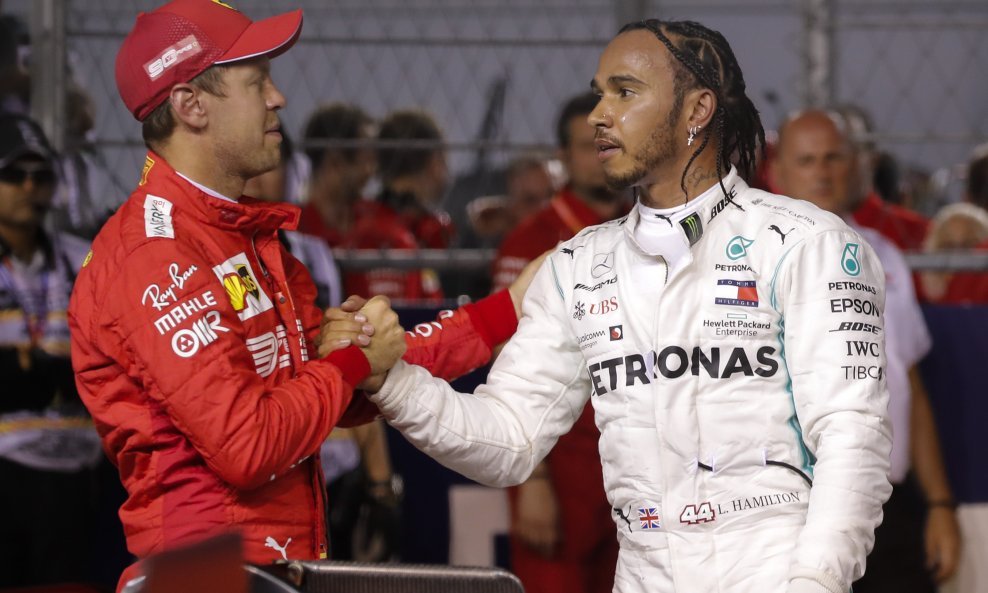 Sebastian Vettel i Lewis Hamilton