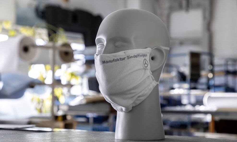 Odjel Mercedes-Benza, dizajnerska manufaktura u Sindelfingenu proizvodi ekskluzivne zaštitne maske