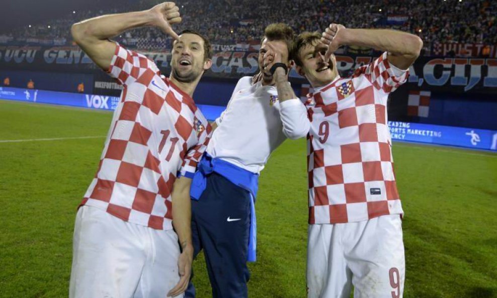 Darijo Srna Mario Mandžukić Nikica Jelavić