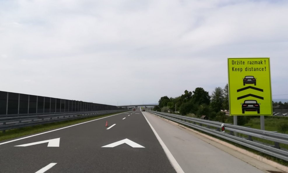 Nova prometna signalizacija na hrvatskim autocestama