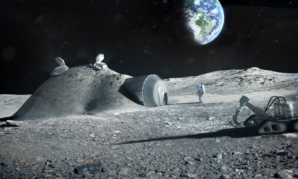 Lunarna baza mogla bi se graditi pomoću uree koja se nalazi u ljudskoj mokraći