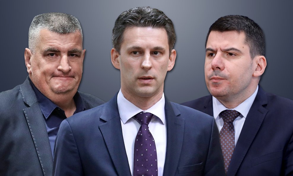 Miro Bulj, Božo Petrov i Nikola Grmoja