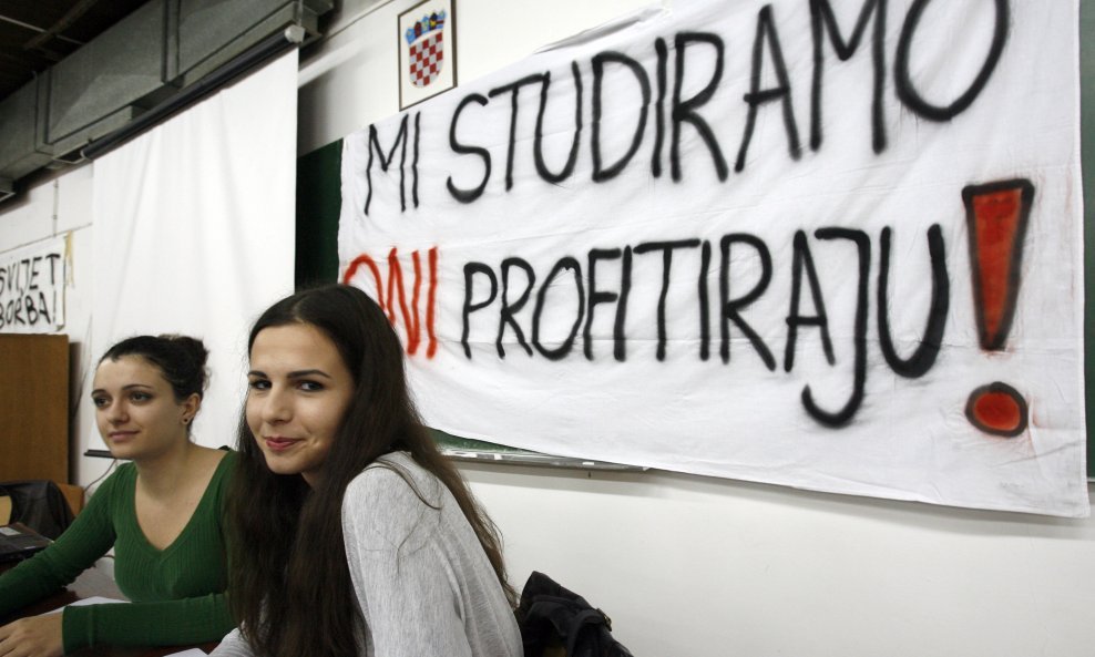 studentski prosvjed split