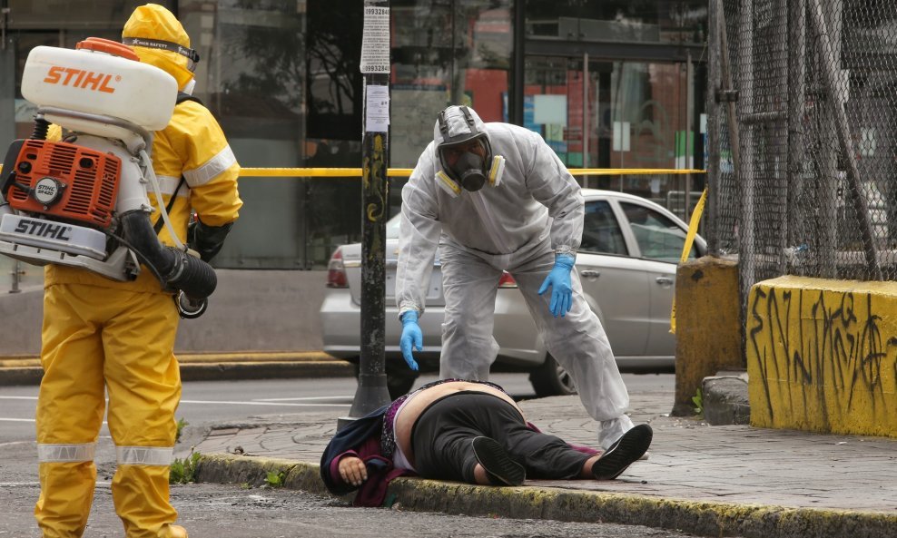Mrtvi na ulicama Quita, glavnog grada Ekvadora