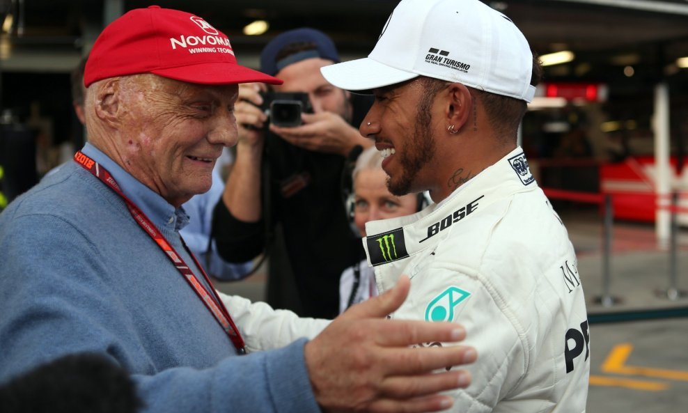 Niki Lauda i Lewis Hamilton