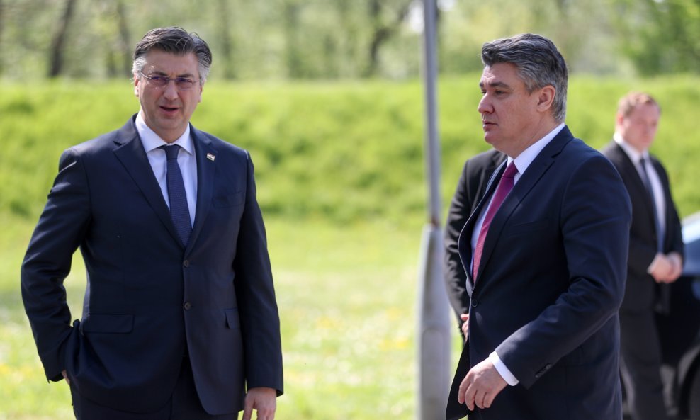 Andrej Plenković i Zoran Milanović