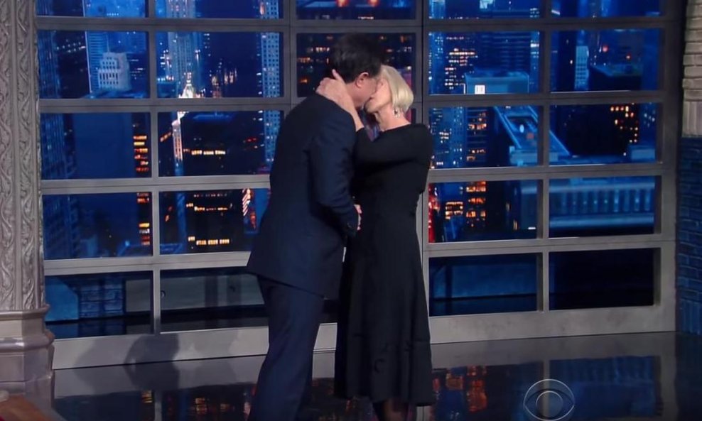 Stephen Colbert Helen Mirren