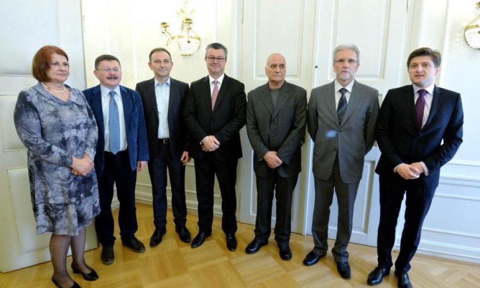 Tihomir Orešković s predstavnicima sindikata