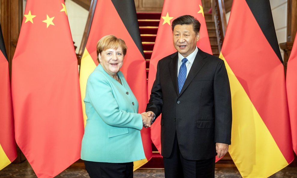 Angela Merkel i Xi Jinping
