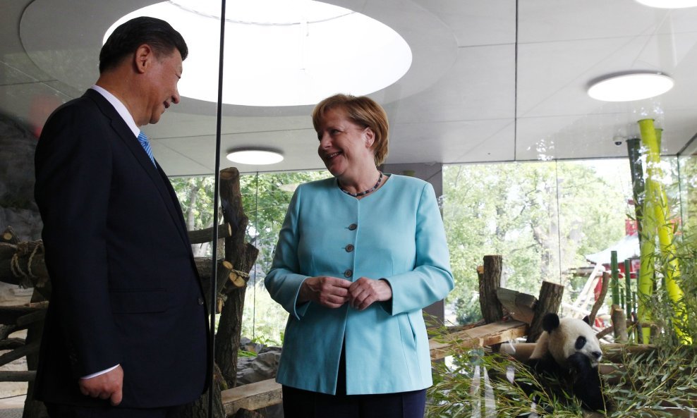 Kineski predsjednik Xi Jinping i njemačka kancelarka Angela Merkel