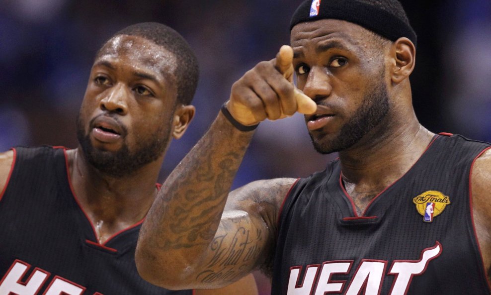 LeBron James i Dwyane Wade