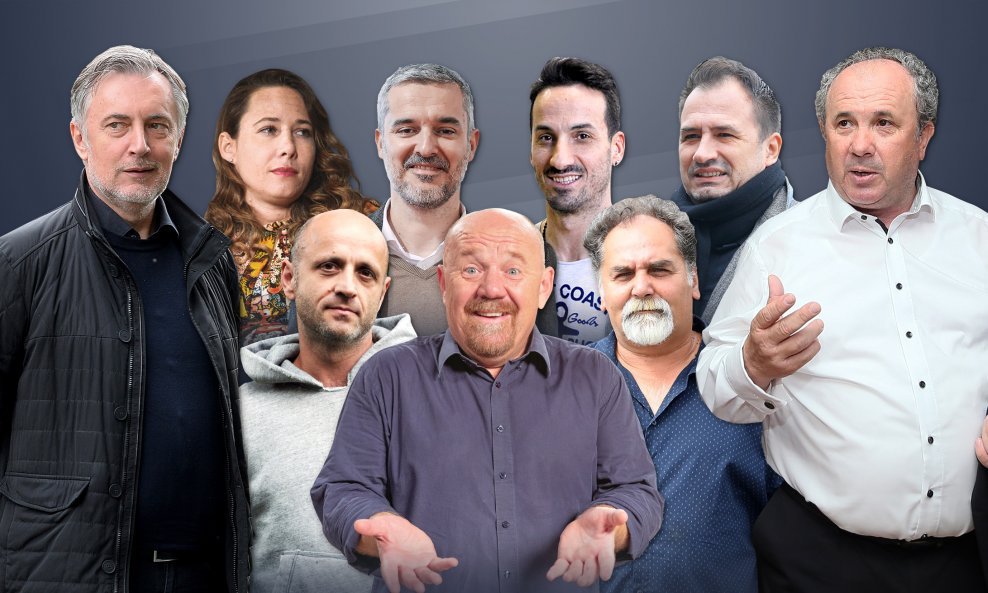 Miroslav Škoro, Marija Selak Raspudić, Nino Raspudić, Marin Miletić, Igor Peternel, Željko Kerum, Mile Kekin, Davor Dretar Drele, Željko Pervan