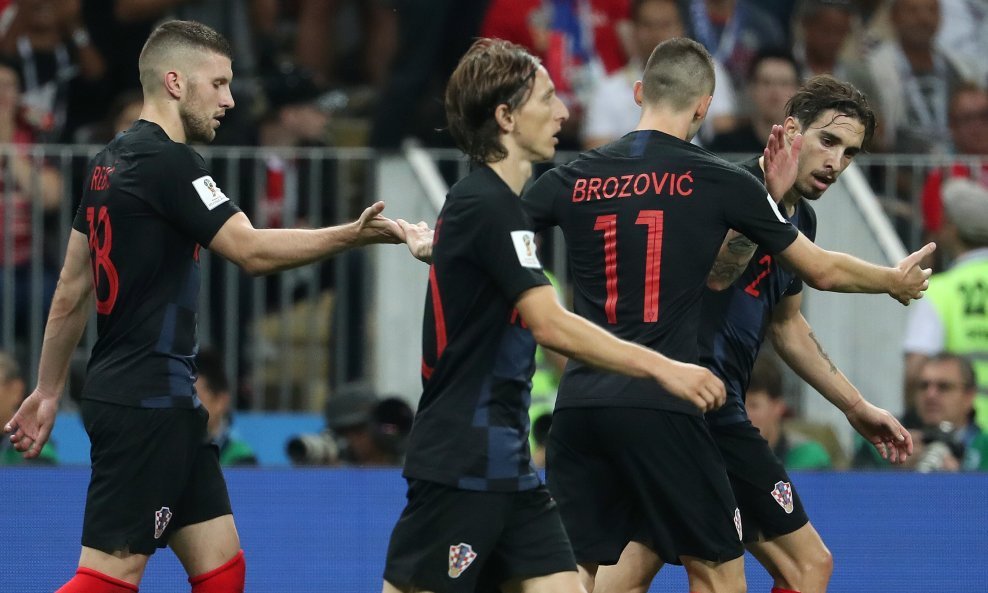 Ante Rebić, Luka Modrić, Marcelo Brozović, Šime Vrsaljko