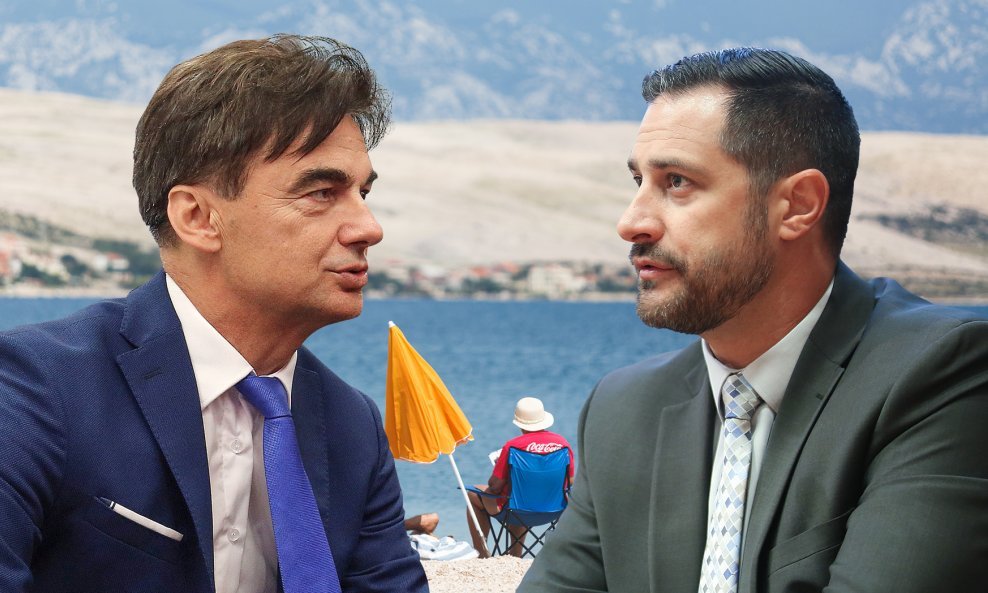 Branko Grčić (SDP), Tonči Glavina (HDZ)