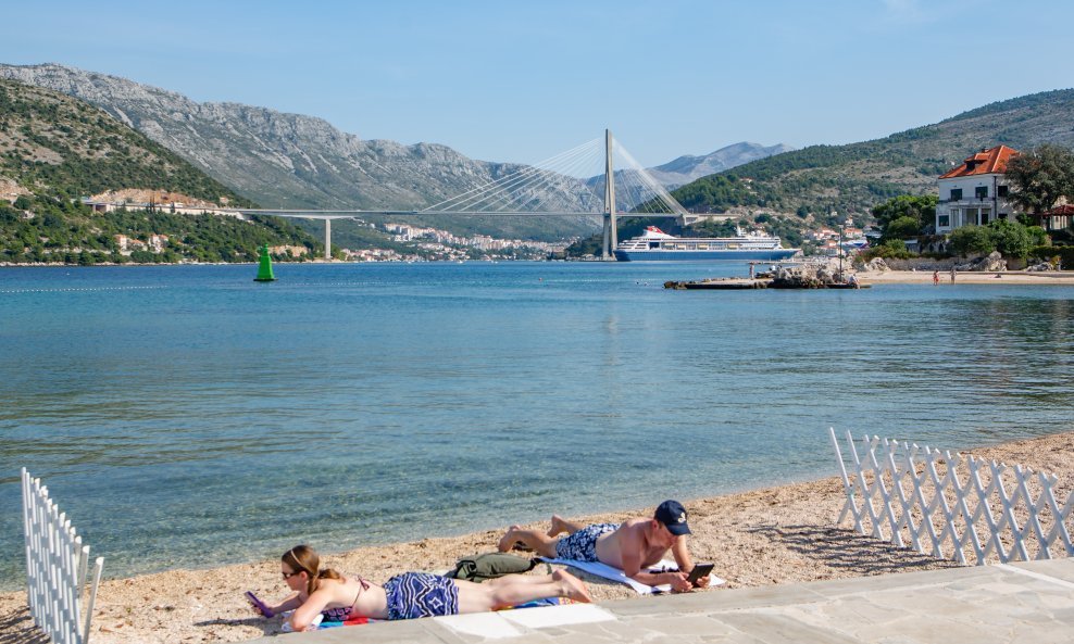 Plaža Copacabana u Dubrovniku