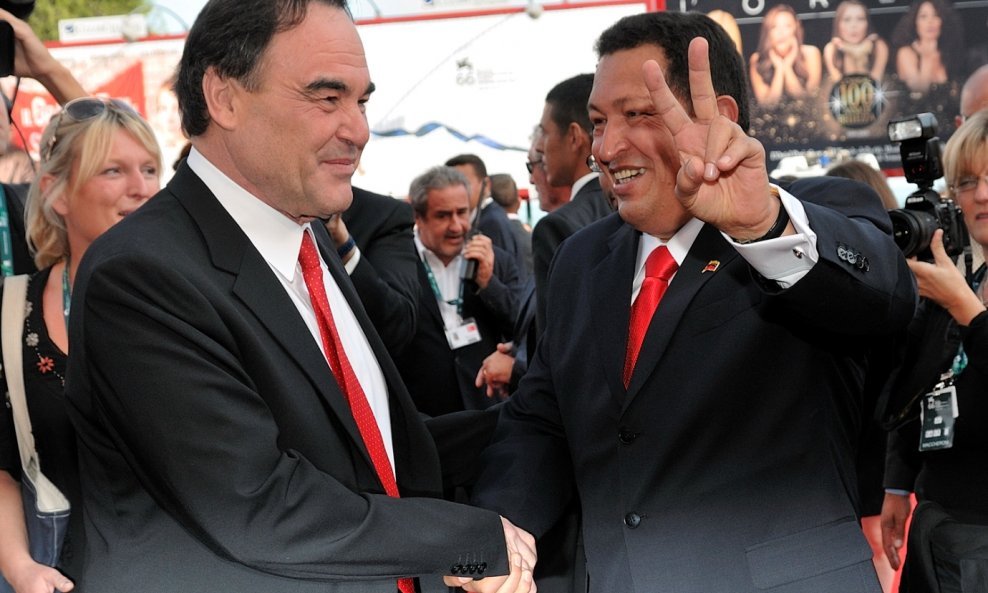Hugo Chavez i Oliver Stone