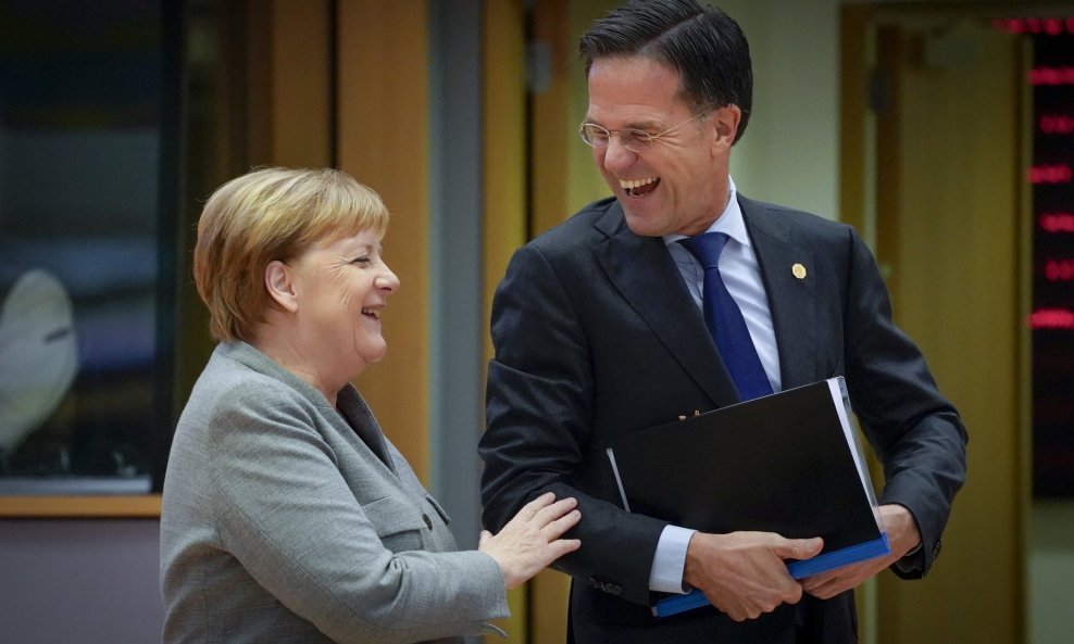 Angela Merkel i Mark Rutte