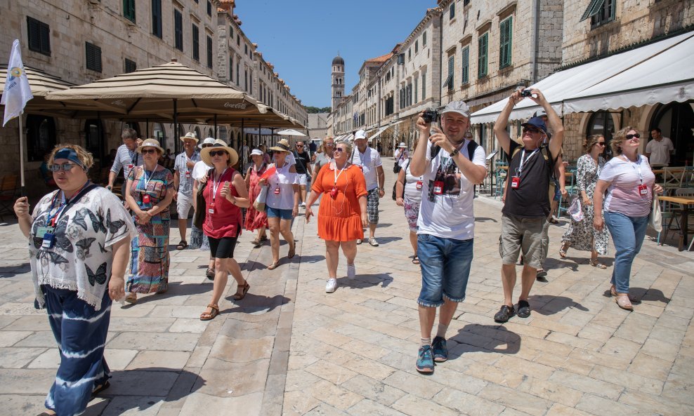 Detalj iz Dubrovnika u koji se polako vraćaju turisti