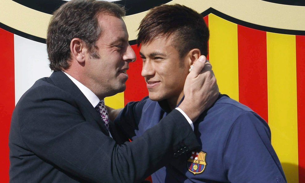 Sandro Rosell i Neymar