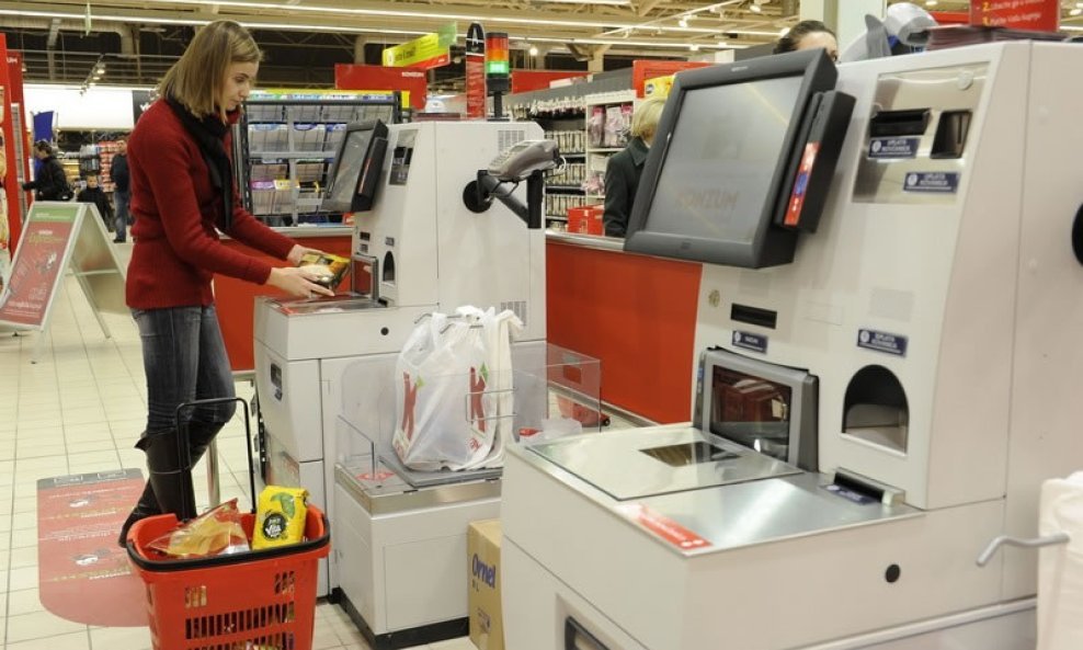 'Pametne blagajne' u Konzumu 