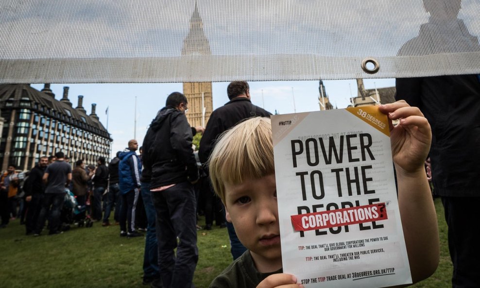 TTIP prosvjed u Londonu