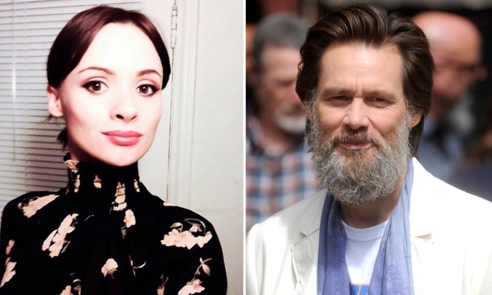 Cathriona White i Jim Carrey