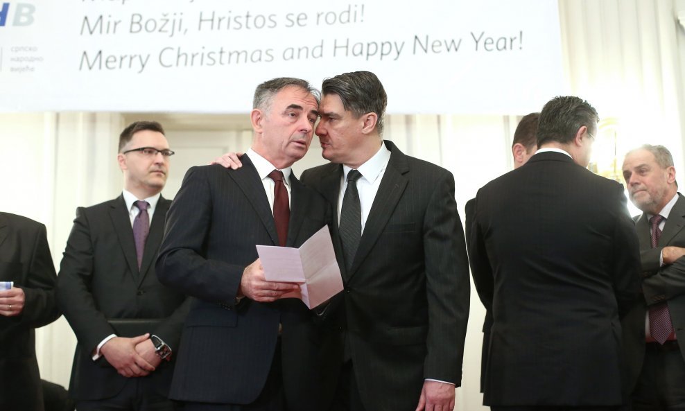 Milorad Pupovac i Zoran Milanović / Arhivska fotografija