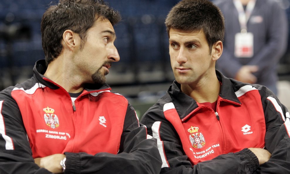 Nenad Zimonjić Novak Đoković Davis cup