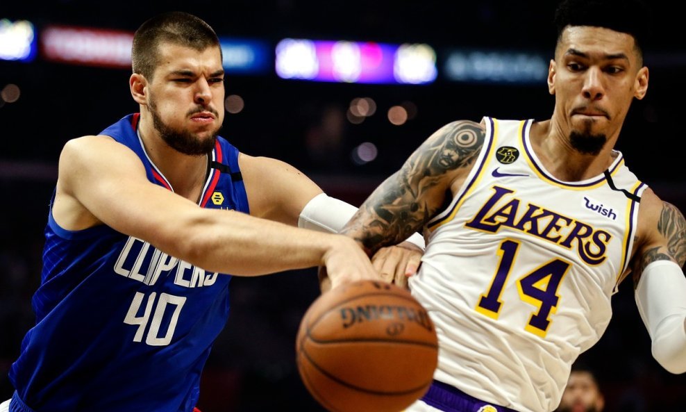 Ivica Zubac i Danny Green