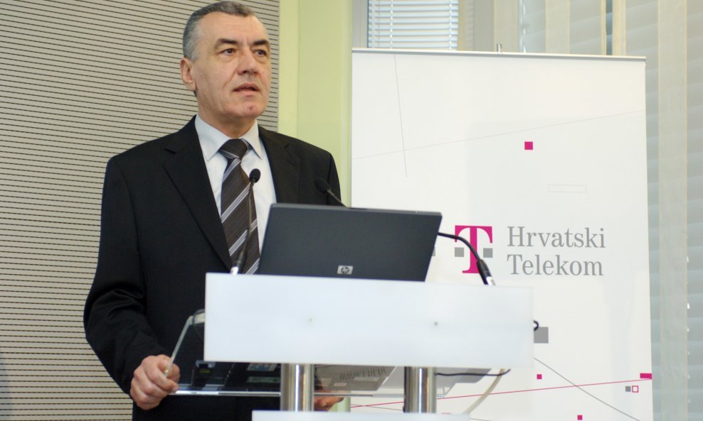 Ivica Mudrinić na predstavljanju poslovnih rezultata T-HT-a