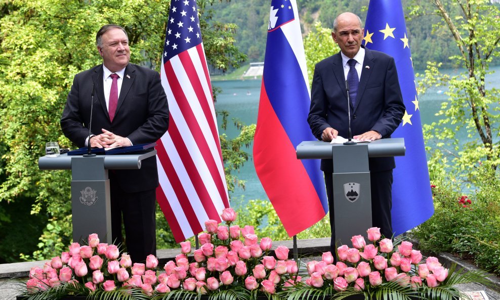 Mike Pompeo i Janez Janša