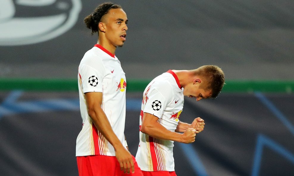 Yussuf Poulsen i Dani Olmo