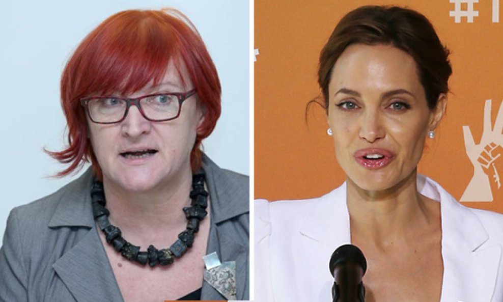 Rada Borić i Angelina Jolie