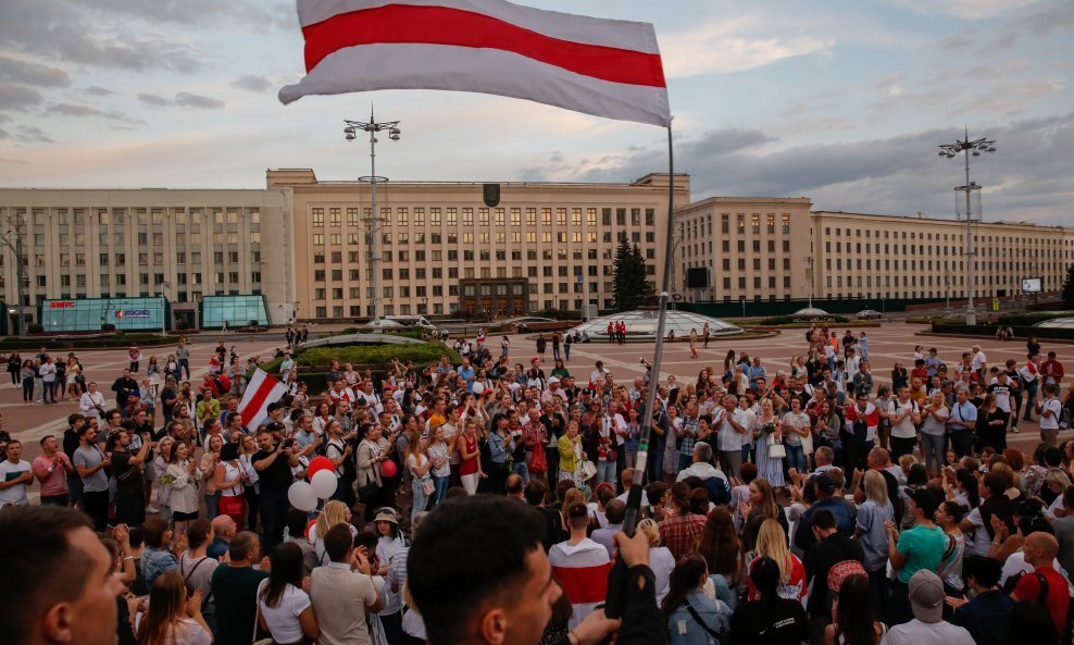 Prosvjed u Minsku, Bjelorusija