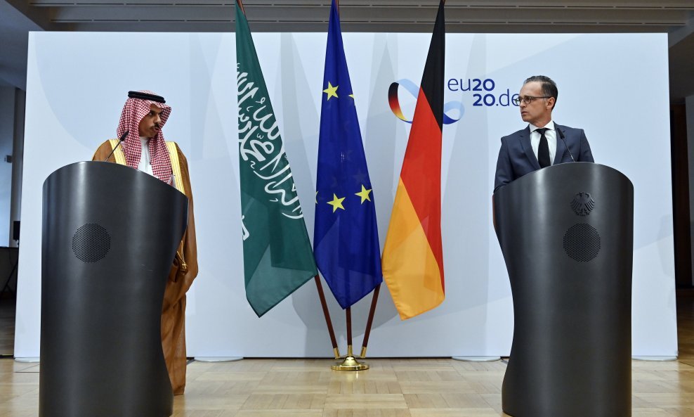 Fejsal bin Farhan Al Saud i Heiko Maas