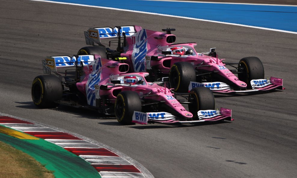 Lance Stroll i Sergio Perez