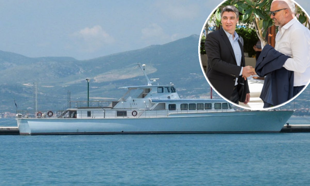 Jahta 'Učka' Hrvatske ratne mornarice, Zoran Milanović i Edi Rama