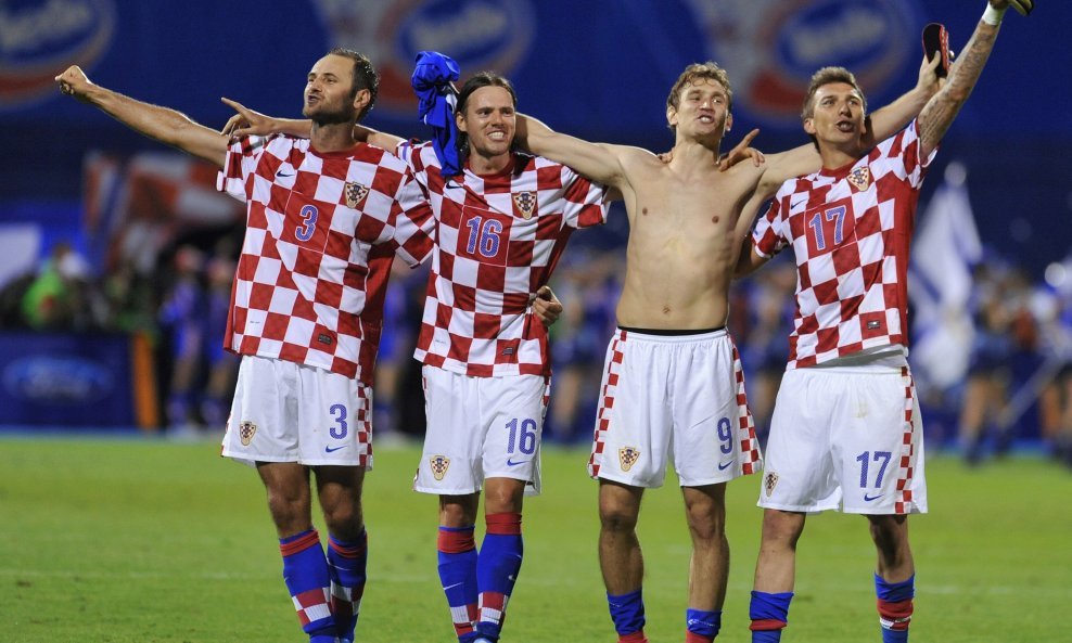 Josip Simunic, Tomislav Dujmovic, Nikica Jelavic, Mario Mandzukic