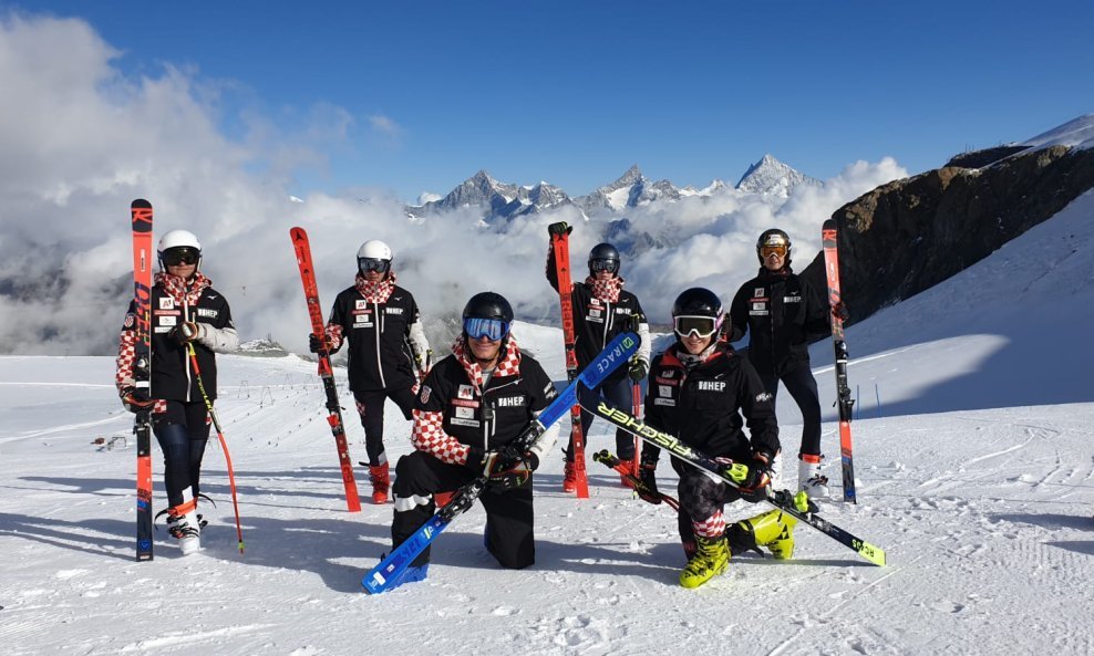 Hrvatski alpski reprezentativci i reprezentativke nastavili su sa snježnim pripremama