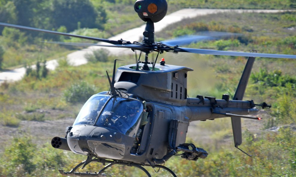 Bojeva gađanja i raketiranja iz helikoptera Kiowa Warrior