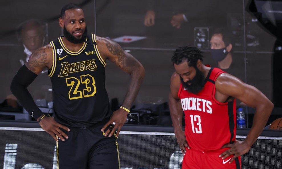 LeBron James i James Harden