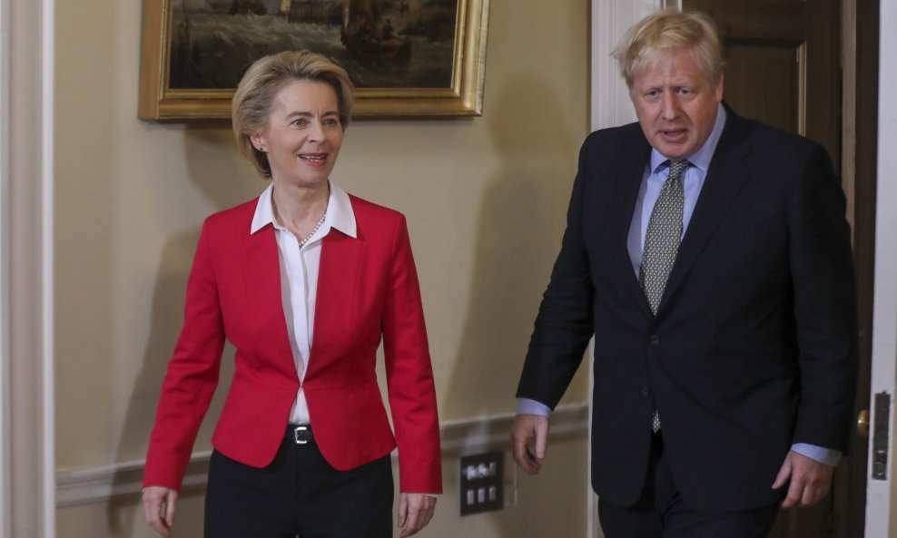 Ursula von der Leyen, Boris Johnson