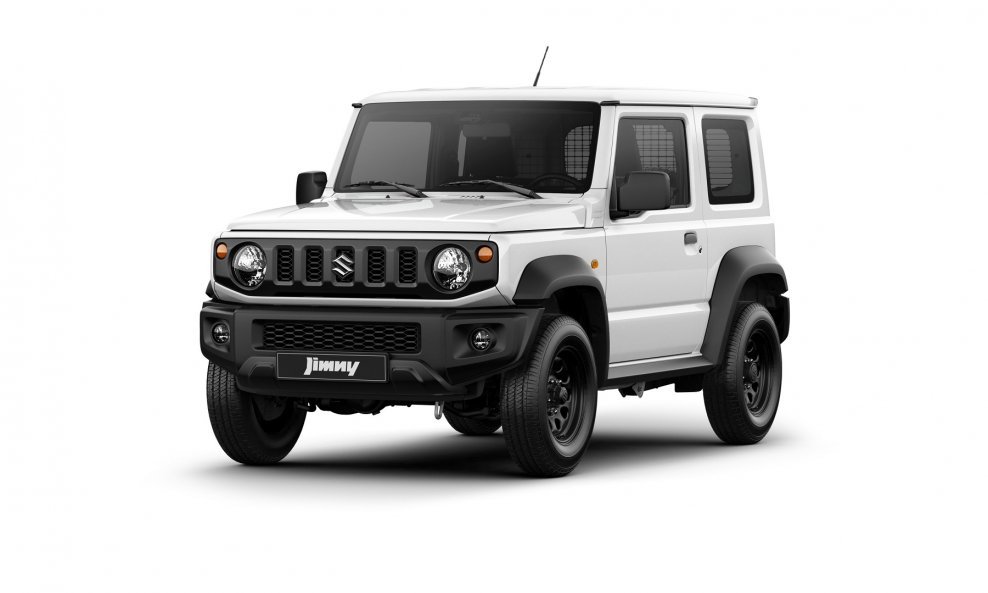 Suzuki Jimny CV je posebna izvedba klasičnog modela označena kao lako gospodarsko vozilo