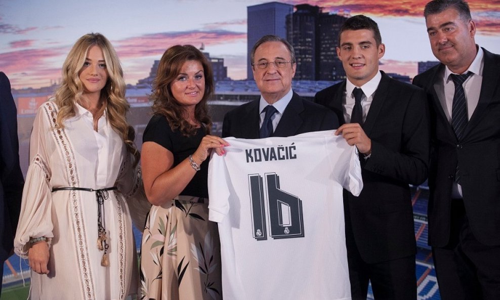 Florentino Perez Mateo Kovačić i obitelj