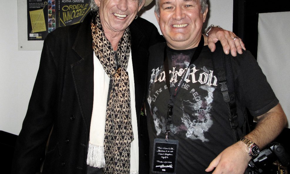 Keith Richards i Brian Rasic