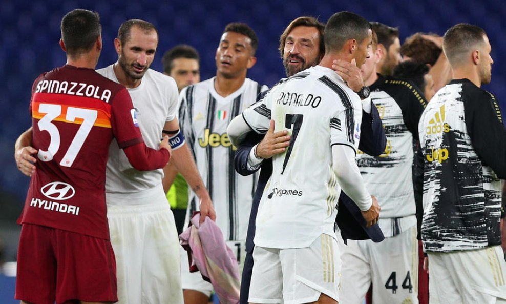 Andrea Pirlo i Cristiano Ronaldo nakon Rome