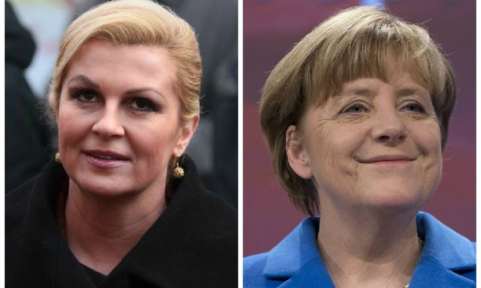 Kolinda Grabar Kitarović i Angela Merkel