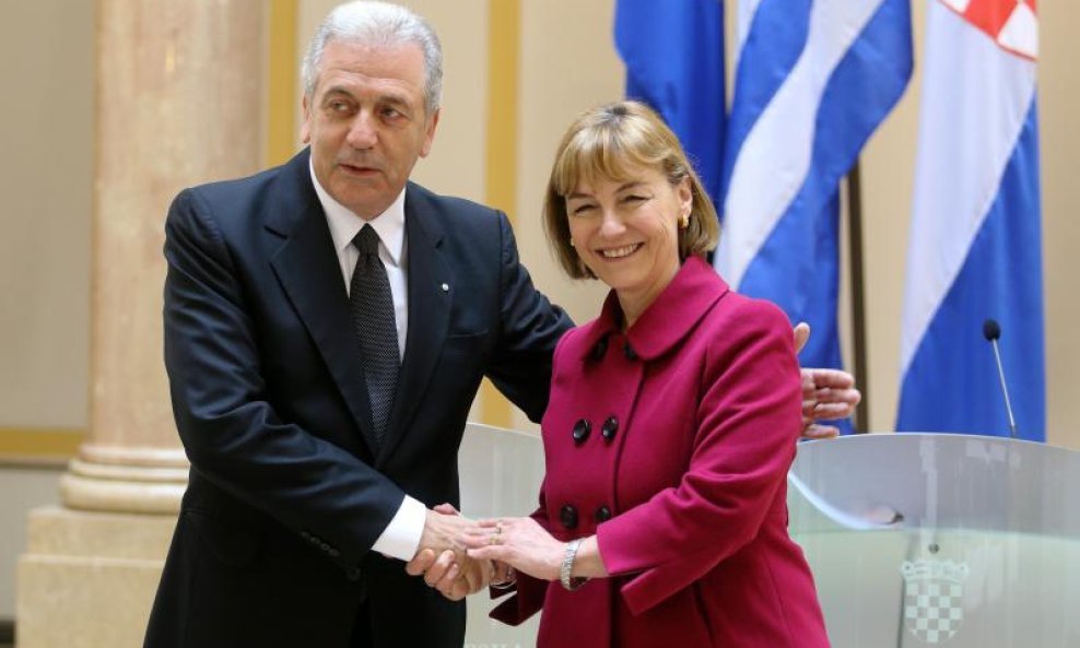 Dimitris Avramopoulos i Vesna Pusić