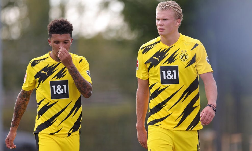 Jadon Sancho i Erling Haaland