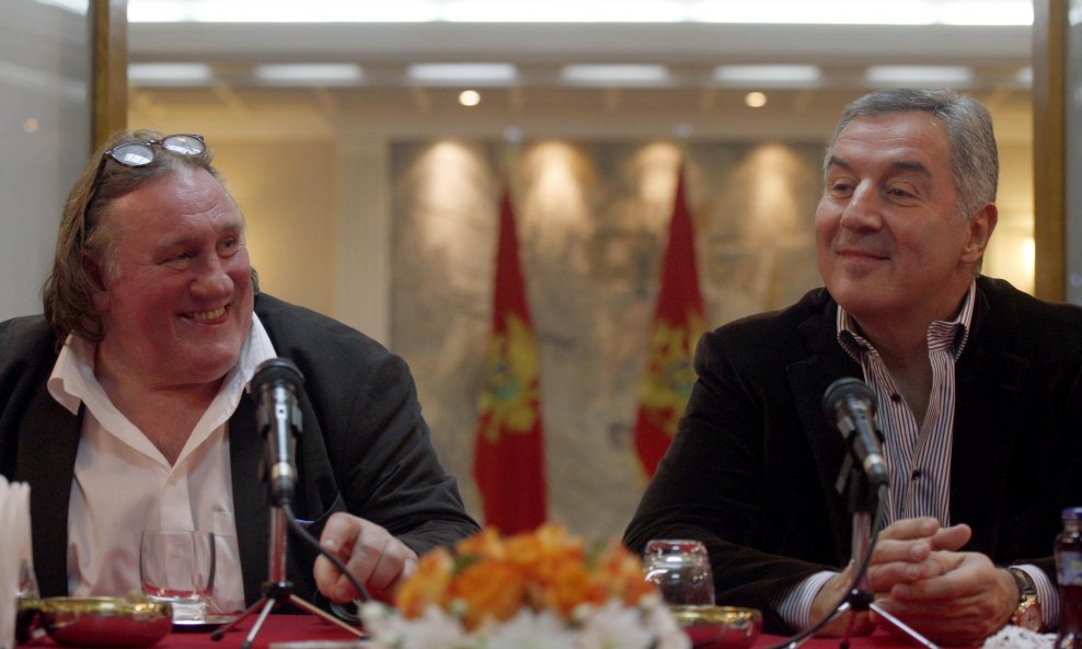 Depardieu i Đukanović